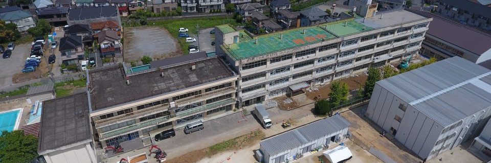 柏市立柏第四中学校校舎長寿命化改良工事がスタートしました！