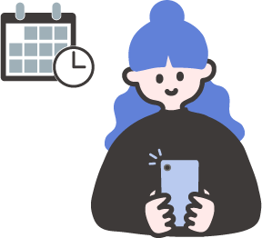 物件を選ぶイラスト